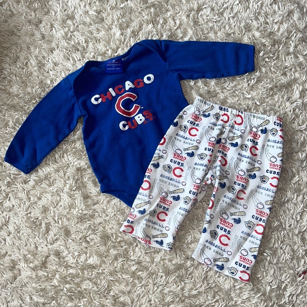 Chicago Cubs Onesie and Pants Set